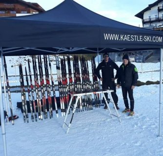 Testování nové řady běžek Kästle