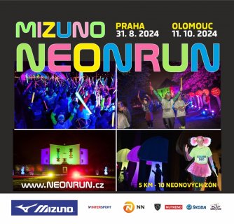 MIZUNO NEON RUN 2024 opět v Praze 6 na Vypichu