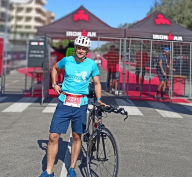 Fabián Štoček síelő az Ironmanen