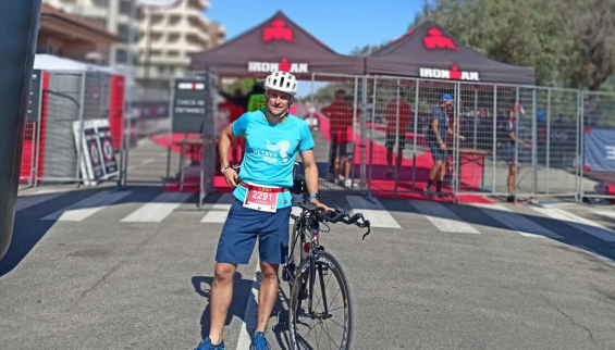 Fabián Štoček síelő az Ironmanen