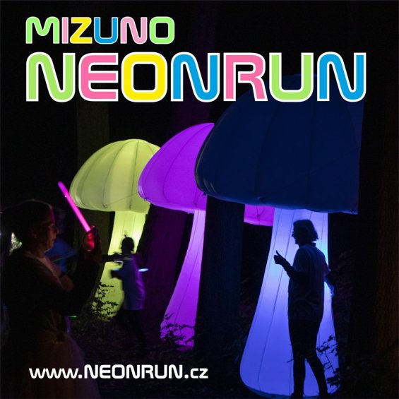 MIZUNO NEON RUN 2024 opět v Praze 6 na Vypichu