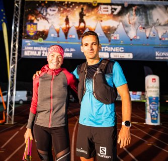 Tomáš Petreček a Tereza Rudolfová na B7.