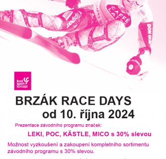 Brzák Race Days 2024 - přehlídka sortimentu Závodního programu je tady!